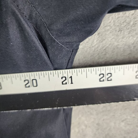 Mens Vintage Black Tehama Pullover Jacket 1/4 Button Down Long Sleeve Size S - Picture 10 of 12